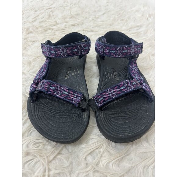 Teva Hurricane Sport Outdoor Sandals Gladiator Style Blue & Purple Womens Size 8 - Picture 8 of 9